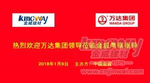 萬達(dá)集團(tuán)蒞臨金威，洽談項目合作